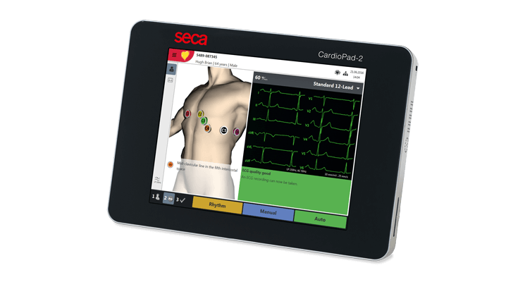 seca CardioPad-2 - Ultra-portable, touch screen 12 lead ECG with Wi-Fi and advanced interpretation #1