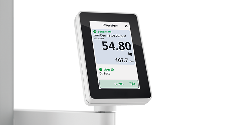 seca Scale-up Sonic - EMR-validated ultrasonic measuring station with ID-Display #5
