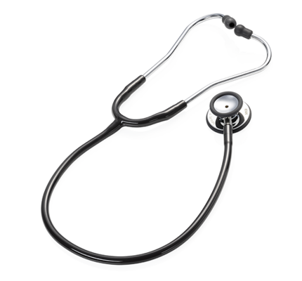 seca s10 - Stethoscope with a standard membrane side and a bell side as well as a single-channel tube.
