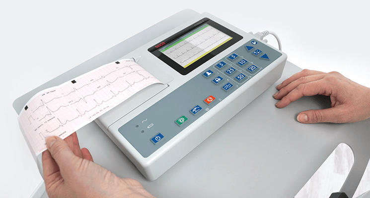 seca CT8000i-2 - Compact and portable interpretive 12 lead ECG machine with 5" colour display #0