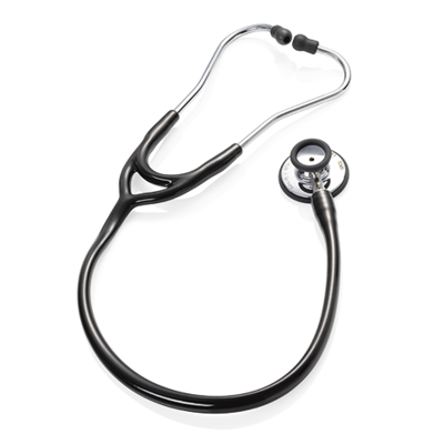 seca s50 - Stethoscope with a dual membrane side and a bell side.