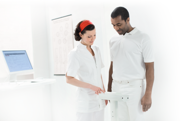 seca 704 - EMR-validated column scale with 300 kg capacity #1