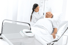 How can I accurately measure bedridden patients?
